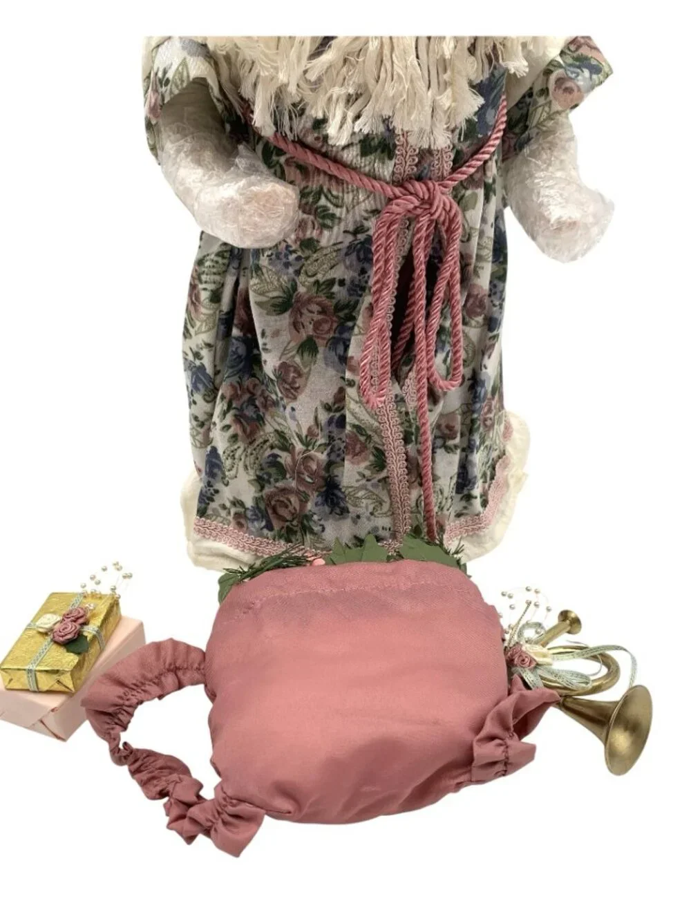 Tender Heart Treasures Old World Santa Claus Figurine Mauve Accessories 2004